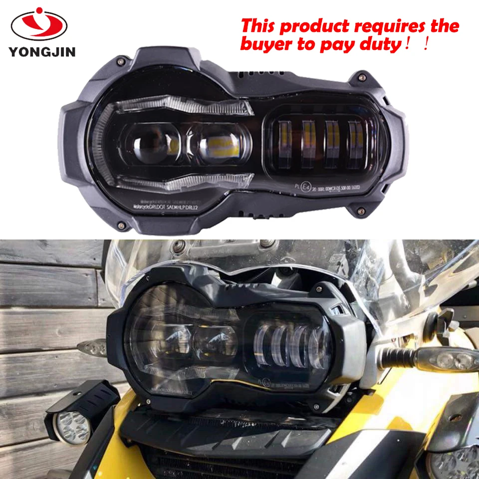Светодиодная фара Yongjin 2018 для BMW R1200GS R 1200 GS adv r1200gs lc 2004 2012 (подходит масляного