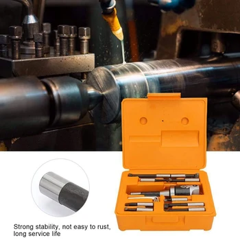 

MT3 M12 Arbor F1 -12 50mm Boring Head and 9Pcs 12mm Boring Bars, Boring Head Set