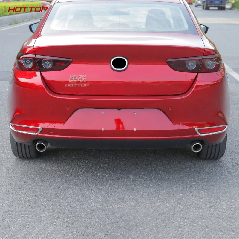 ABS Щепка задняя противотуманная рамка Крышка для Mazda 3 axela