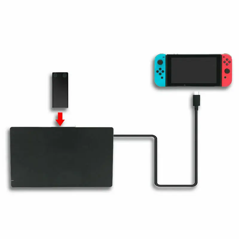Удлинитель зарядного устройства кабельная док станция 3 1 Type C для Nintendo Switch
