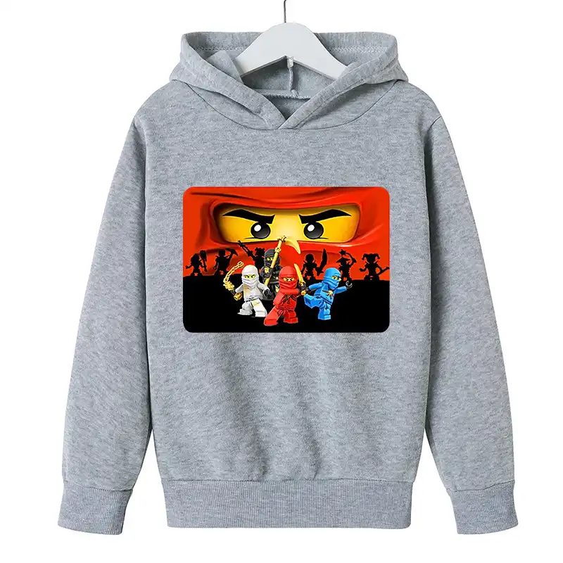 忍者の子供のパーカースポーツウェアガールズボーイズファッションプルオーバー春秋のストリート目楽しいレゴパーカー4t 14t パーカー スウェット Aliexpress