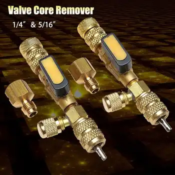 

New arrived Dual Size 1/4''and 5/16'' Port Installer Tool Valve Core Remover Tools