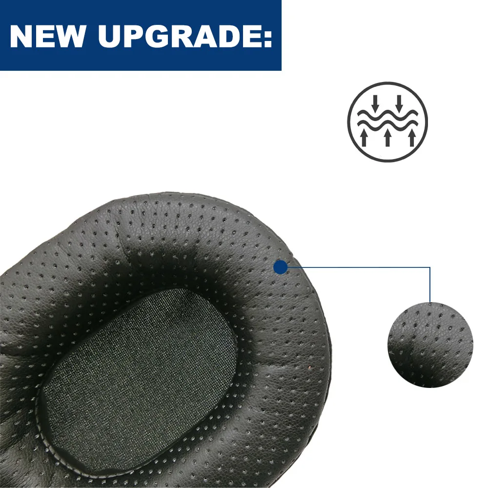 Nova Atualização Substituição Almofadas de Ouvido para Panasonic Rp-hd10 Fone de Ouvido Couro Almofada Veludo Earmuff Fone Capa Manga - Image 2