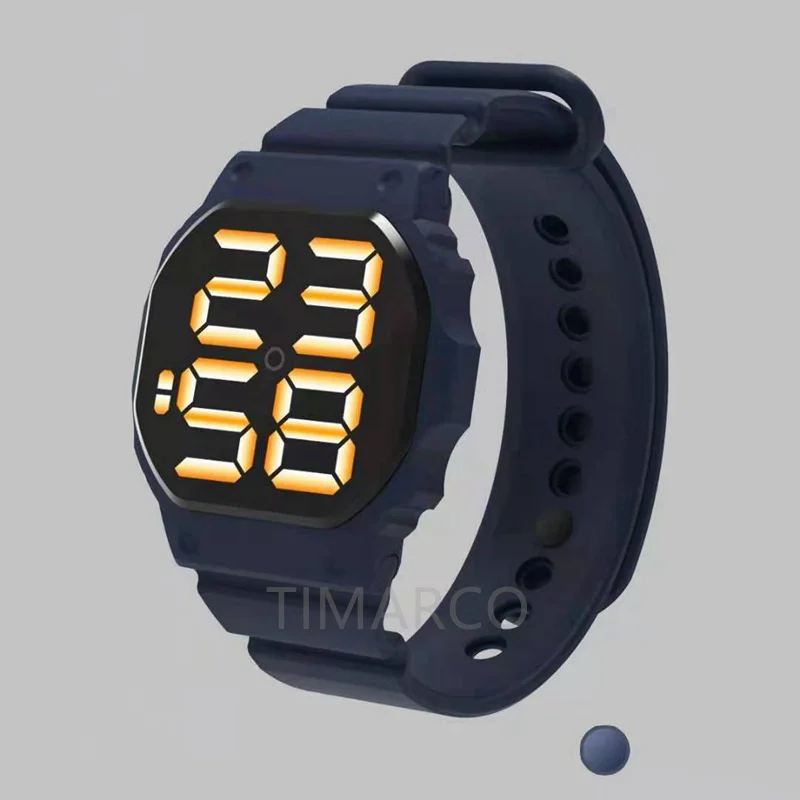 2021 Men's Watch LED Digital Watch for Men Women Sports Army Military Wristwatches Simple Silicone Electronic Cock Reloj Hombre