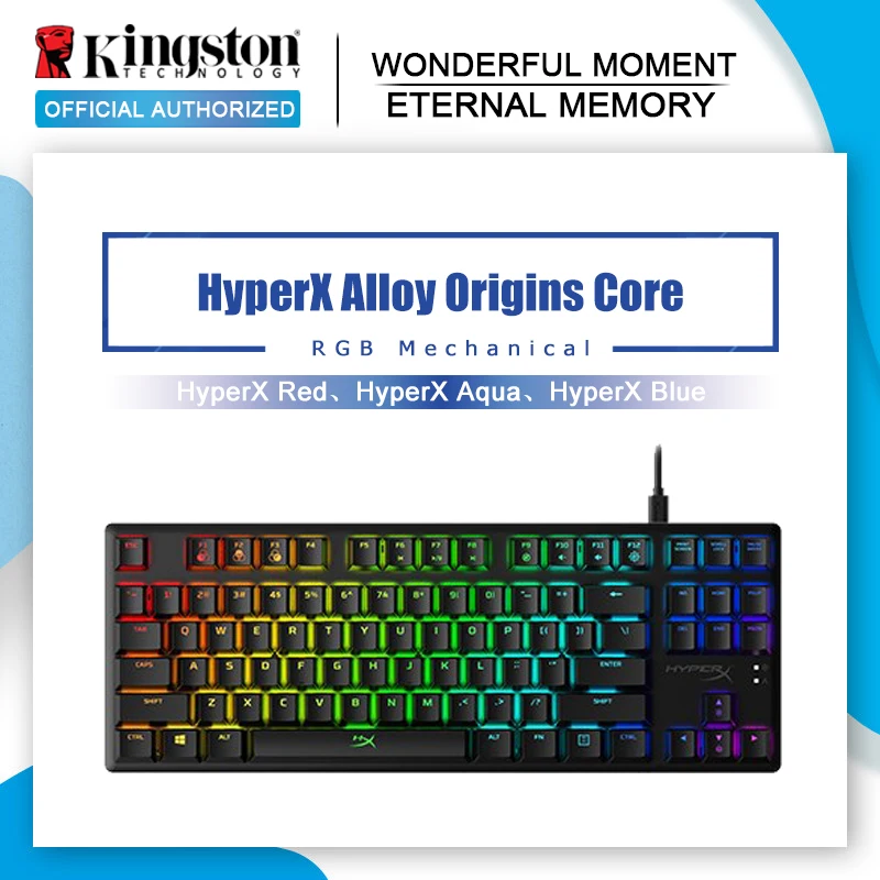 Игровая клавиатура Kingston HyperX из легированного сплава Aqua Switch красный
