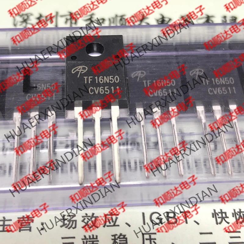 5 шт., новые оригинальные кнопки TF16N50 AOTF16N50 TO-220F 500V 16A