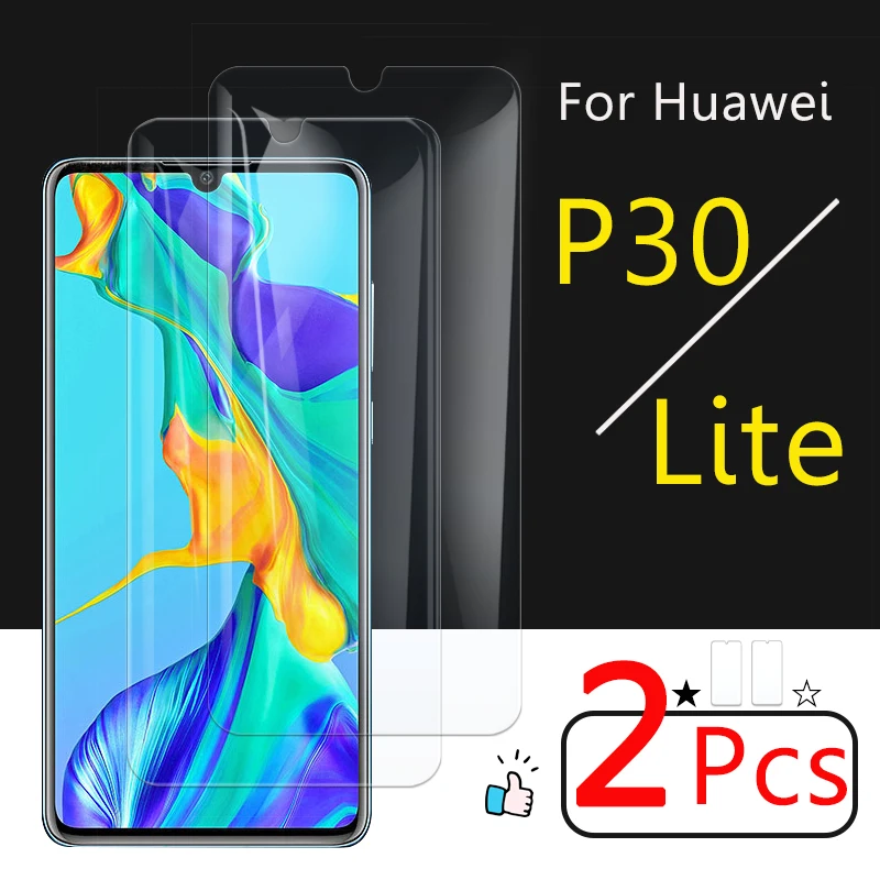 2 шт Защитный чехол для huawei p30 lite светильник из закаленного стекла huawey huawie p30lite p 30