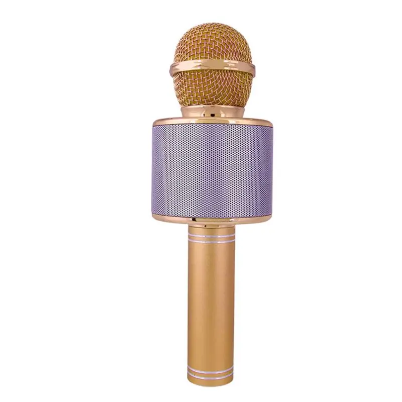 WS858 беспроводной bluetooth-микрофон для караоке стерео микрофон KTV USB динамик 27RD