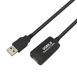 USB 2,0 кабель-удлинитель для мужчин и женщин 15 м компьютерный принтер USB приводной удлинитель для компьютера USB кабель для удлинения данных