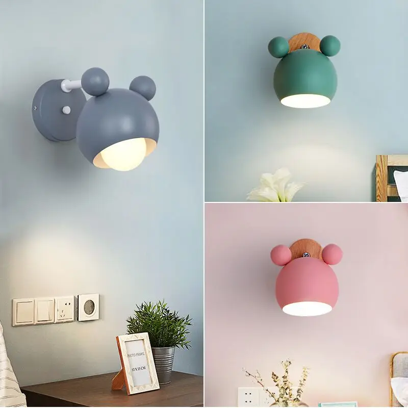 loft crystal wall lamp light gooseneck bedroom glass ball bedside living room | Освещение