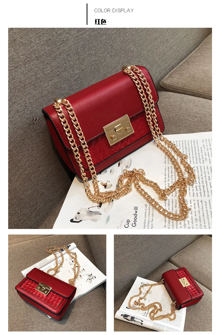 new fashion pig nose lock small square bag shoulder diagonal women's bag