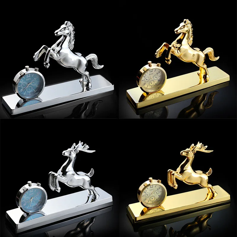 Автомобильный парфюм Lucky Horse олень духи часы авто украшение интерьера освежитель воздуха орнамент подарок