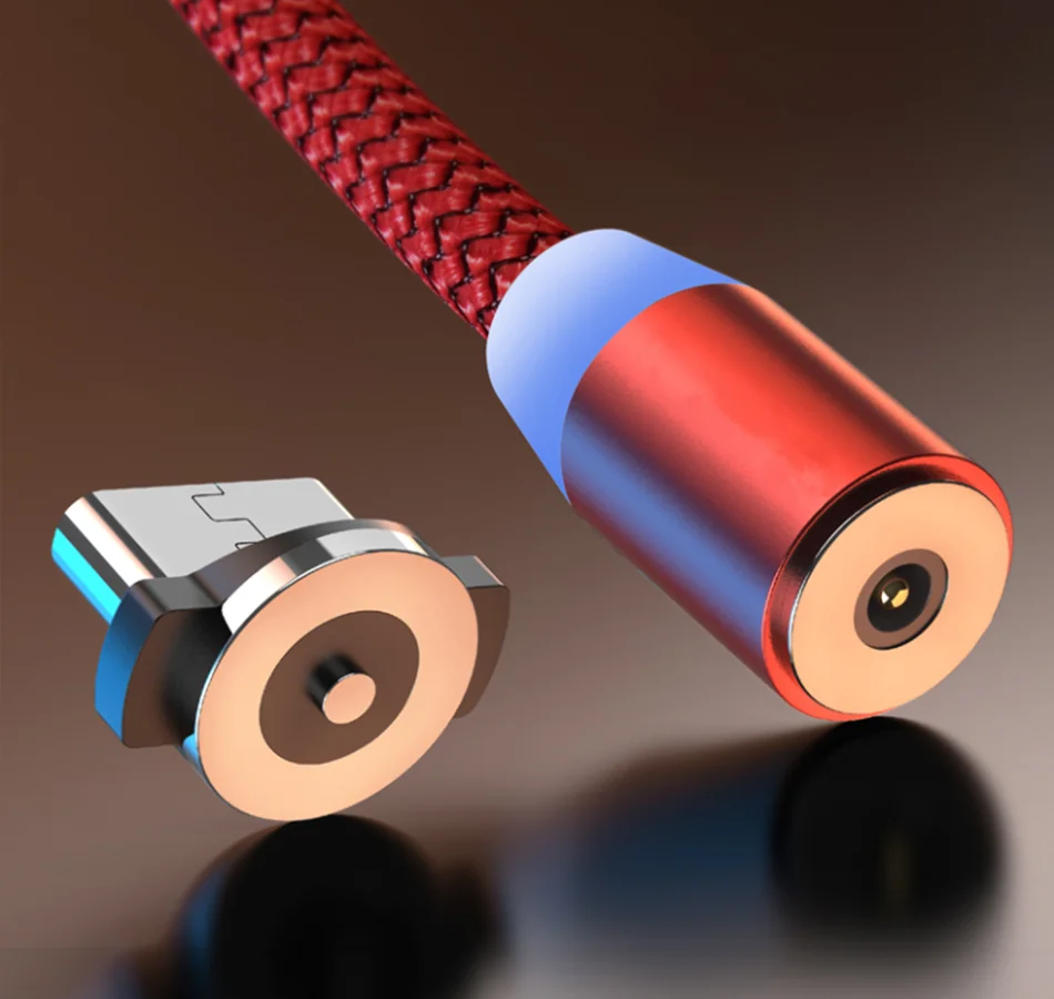 Купить Магнитный кабель Micro USB 3 м для Samsung Android Type-c зарядка iPhone 11 XS 8 7 магнитный шнур | Кабели для мобильных телефонов (4000982859106)