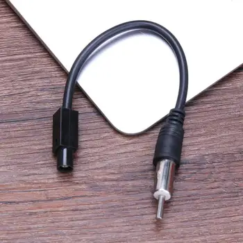 

1pc Car Truck Player Radio Stereo Antenna Adapter Aerial Plug Converter Cable Black Volkswagen Passat Sagitar Magotan New Bora