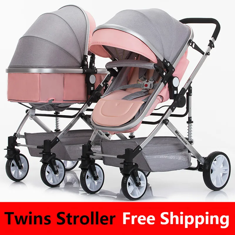 Baru Lahir Bayi Kembar Kereta Bayi Double Twin Stroller 3 In 1 Weighlight Lipat Double Payung Stroller 0 3y Salesmaker Gerobak Mutiple Kereta Dorong Aliexpress