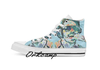 

Wonder Voice Custom Casual High Top lace-up Canvas shoes sneakers Drop shipping