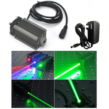 

Green light 1W laser module 520nm micro engraving machine laser high power thin beam adjustable focus industrial laser