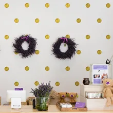 Funlife Amazon INS наклейки на стену в горошек сочетание внешней торговли Горячие продажи Flash Gold PA019