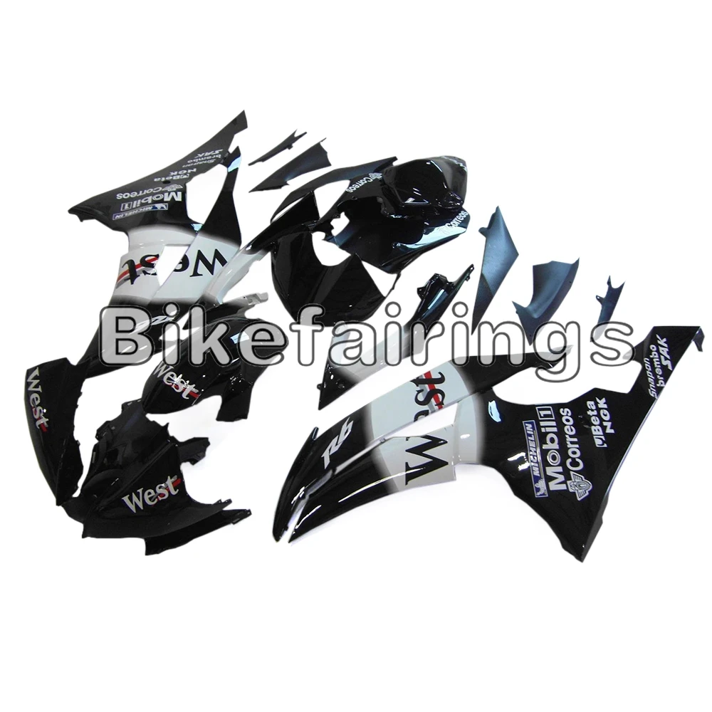 Полный комплект обтекателей из АБС-пластика для Yamaha YZF 600 R6 2008 - 2016 09 10 11 12 13 14 15 16