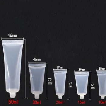 

Empty Plastic Portable Tubes Squeeze Cosmetic Cream Lotion Travel Bottle Refillable Bottle Shampoo Container Make Up Tools