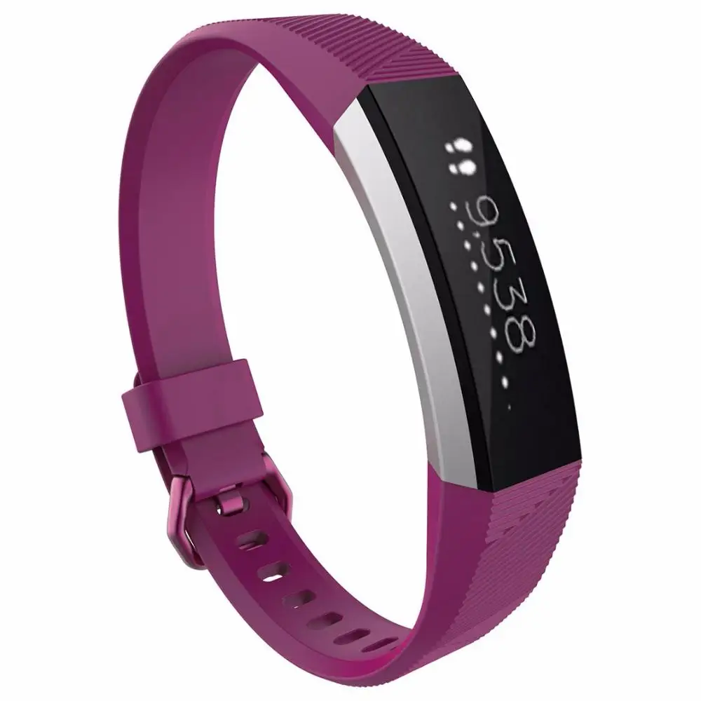 Сменный Браслет с ремешком Ремешок Браслет Для Fitbit Alta спортивные Высокое качество часы аксессуары ремешки часы - Цвет: Rose Red