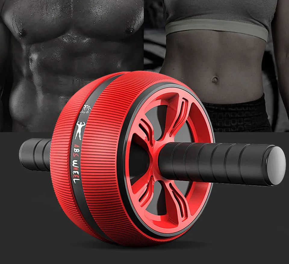 Ab Roller Wheel & Jump Rope With Mat For Exercise