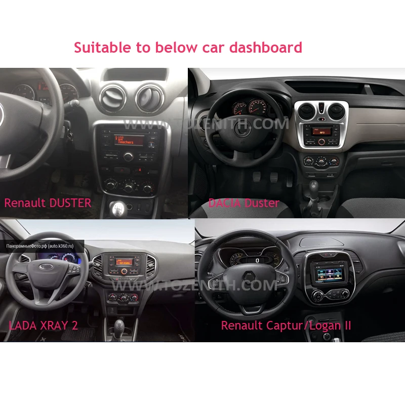 Дешево SilverStrong Автомобильный мультимедийный плеер Android 9 Automotivo радио для Dacia Sandero Duster Renault Captur Lada Xray 2 Logan