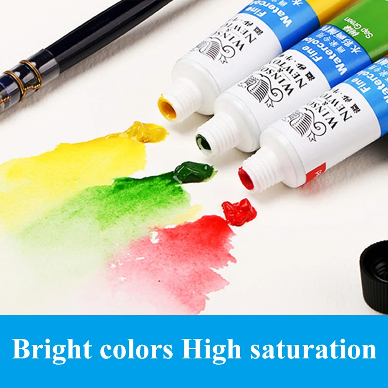 WINSOR&NEWTON Professional Watercolor Paint/Pigment 12/18/24/36 Colors 10ML For Artists Smooth Fine watercolor paint watercolor pigment