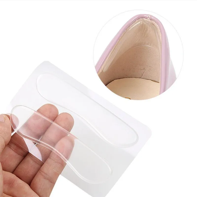 Silicone Gel Heel Protector Soft Cushion Protector Foot feet Care Shoe Insert Pad Insole Shoes Accessories Insoles for Shoes shoe insoles heel cushion insole heel patch insole heel cushion protector heel insoles heel protector patches heel protector pads heel protector
