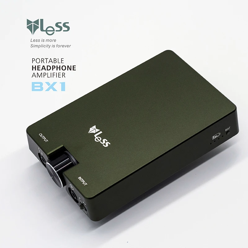 1 PCS Portable LESS BX1 full discrete single end Amplifiers output HI END headphone AMP Full earphones headphone amplifier
