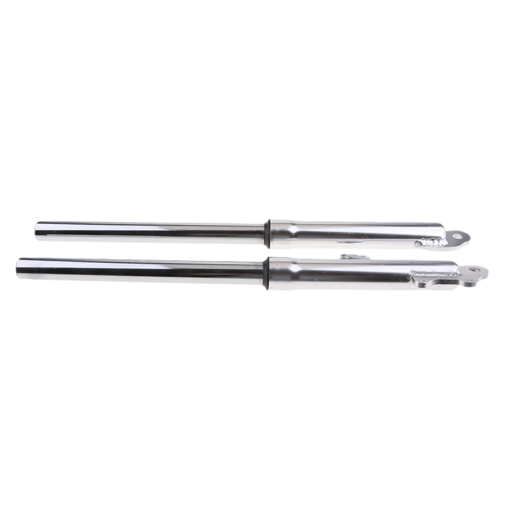 Front Shocks Hydraulic Forks for 47cc 49cc Dirt Bike ATV Go Kart Quad Bikes 4 Wheeler - Silver |