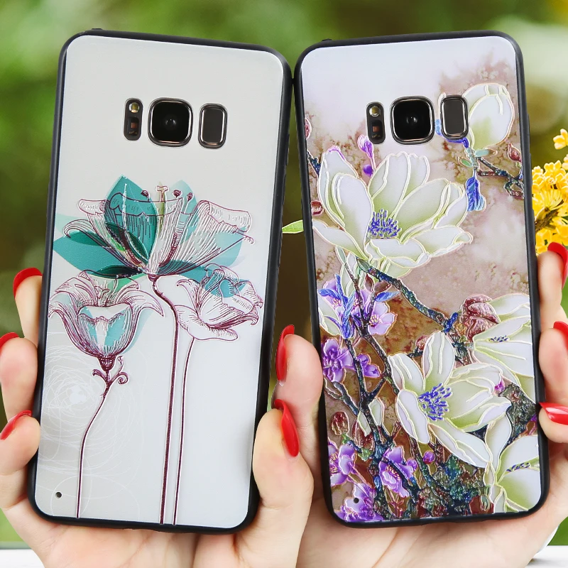 For Samsung J6 Case 3D Black Coque Galaxy J4 Plus 2018 Phone TPU PC Hard Cover J3 J5 J7 2017 J1 2016 |