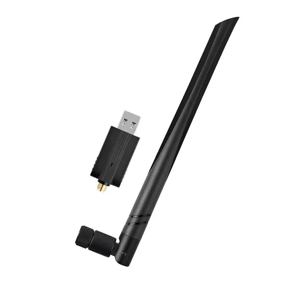 3,0 приемник USB Wi-Fi 1200 Мбит/с двухдиапазонный WLAN картоприемник 5G/2,4G 5dBi двухдиапазонная антенна wifi ключ USB адаптер