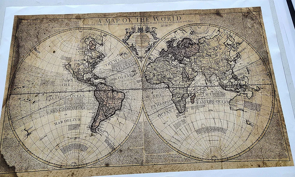 Affiche carte du monde rétro 16 H040a75950c7542b79bfbc17ebd0fb881e