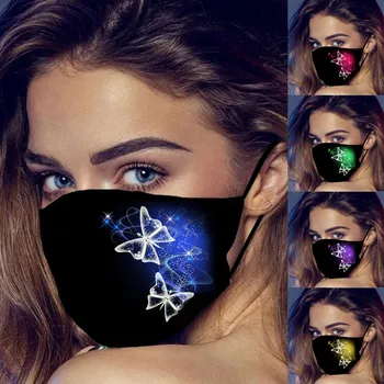 

5pcs Mouth Masks for ' Anti-Face Mask Washable Earloop Face Mask Cloth Reuseable Face Mouth Mask Mouth Mask Mouth Cover