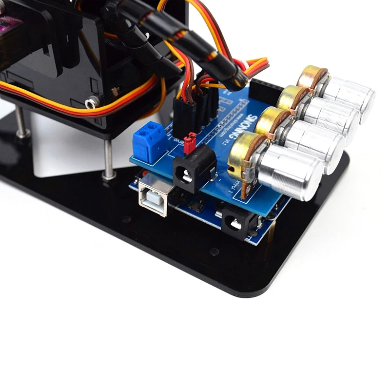 Diy акриловый робот Робо-рука коготь для Arduino комплект 4Dof игрушки механический захват манипулятор Diy