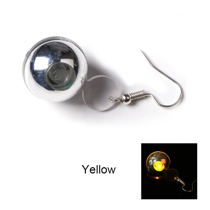 Yellow Светодиодный, в форме сердца, красивые украшения, модные светящиеся серьги, светодиодный, светящиеся серьги, цинковый сплав, креативный тренд, Новинка - Main Stone Color: Yellow