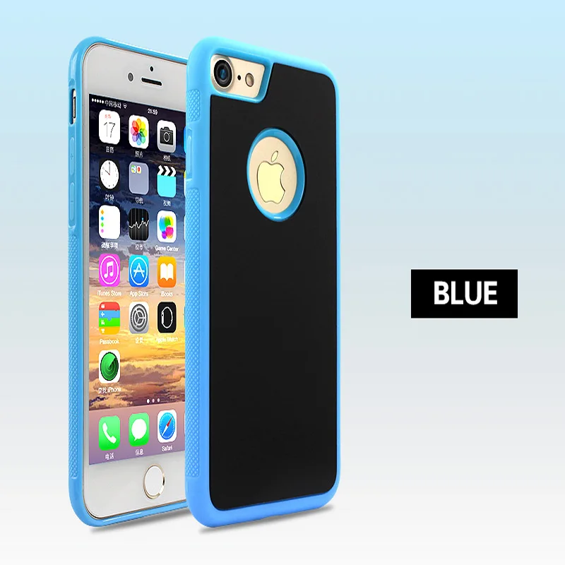 Oppselve антигравитационный чехол для телефона для iPhone XS Max XR X 8 7 6 6S Plus R S чехол для samsung Galaxy S8 S9 Plus S9+ Note 8 9 - Цвет: Blue