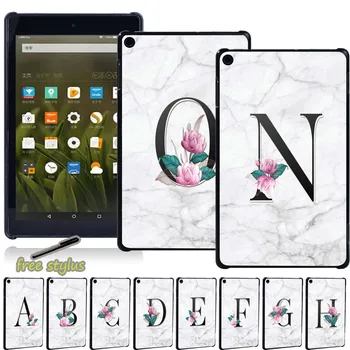 

Hard Tablet Case with Letter for Amazon Fire 7 (5th/7th/9th Gen)/Fire HD 8(2016/2017/2018)/Fire HD 10(2015/2017/2019) with Alexa