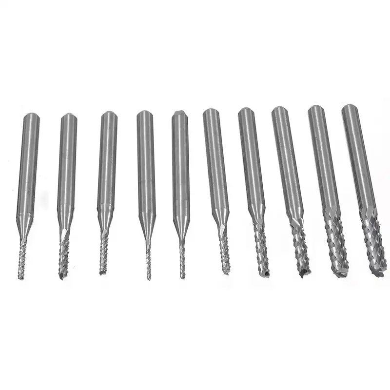 1.0mm Carbide End Mill Engraving Bit Carving Drill for SMT CNC PCB Cutter Hot