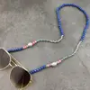 Cadena para anteojos con cuentas de madera Bohemia, con bola de plata, gafas de sol de Metal, cadena para gafas de lectura, soporte de cordón, correa para el cuello ► Foto 3/5