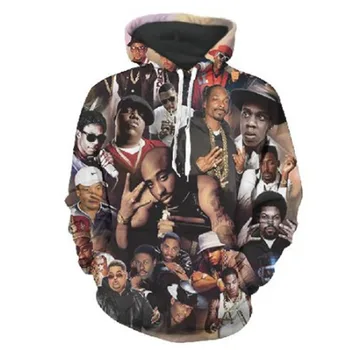 

3D print hoodies pullover hooded sweatshirts for men women lovers 2019 autumn fashion hip hop street wear pop music star