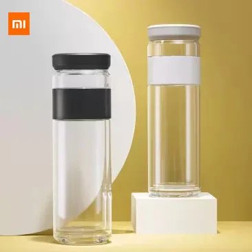 Xiaomi Youpin Zajia Tea Water Separation Glass Tea Cup Double Insulated Glass Portable Water Cup
