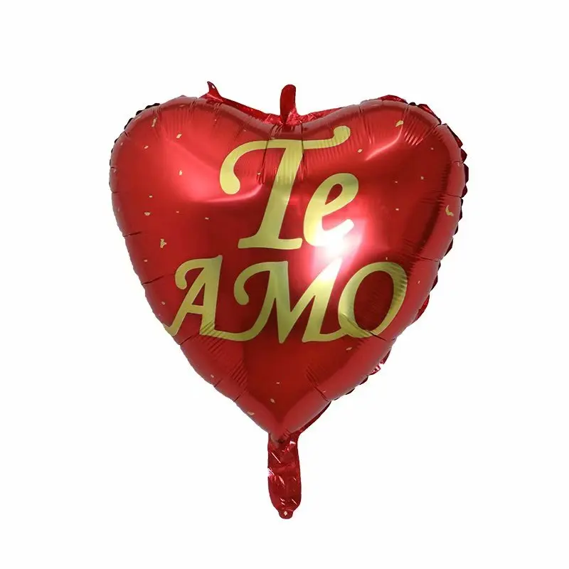 50 шт. 22 дюйма Feliz cumpleanos испанский воздушный шар с надписью «te amo» баллон гелия С Днем Рождения вечерние свадебные надувной шар на День святого Валентина
