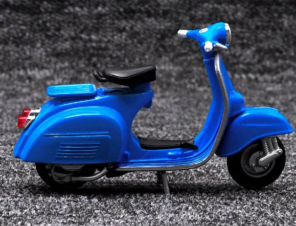 Welly 1/18 VESPA скутер мотоцикл литье под давлением дисплей Модель игрушки для детей мальчиков девочек