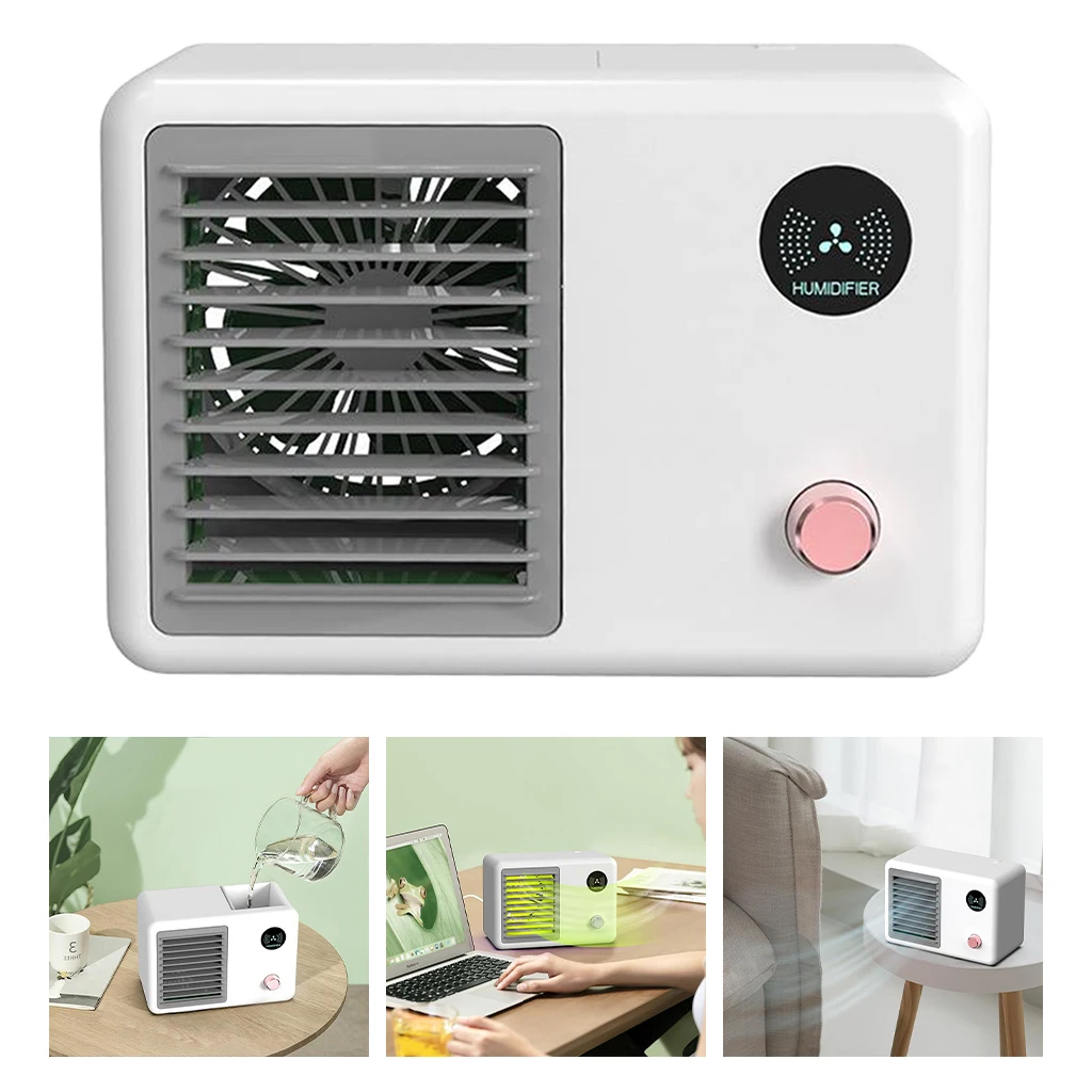 Portable Air Cooler, Quiet Personal Mini Air Conditioner, 3 Speed Small  Table Desk Top Conditioner Fan for Home,Office,Dorm|Fans| - AliExpress