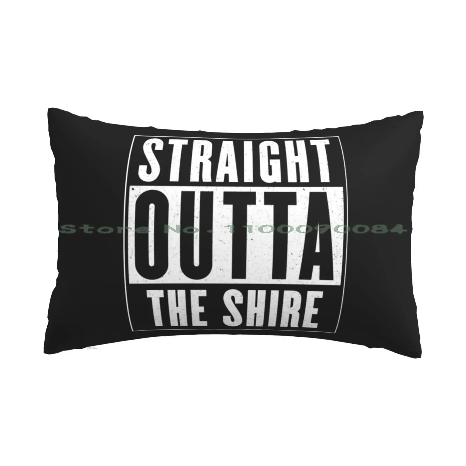 

Straight Outta The Shire Pillow Case 20x30 50*75 Sofa Bedroom Straight Outta The Shire Middle Earth Gandalf Bilbo Baggins