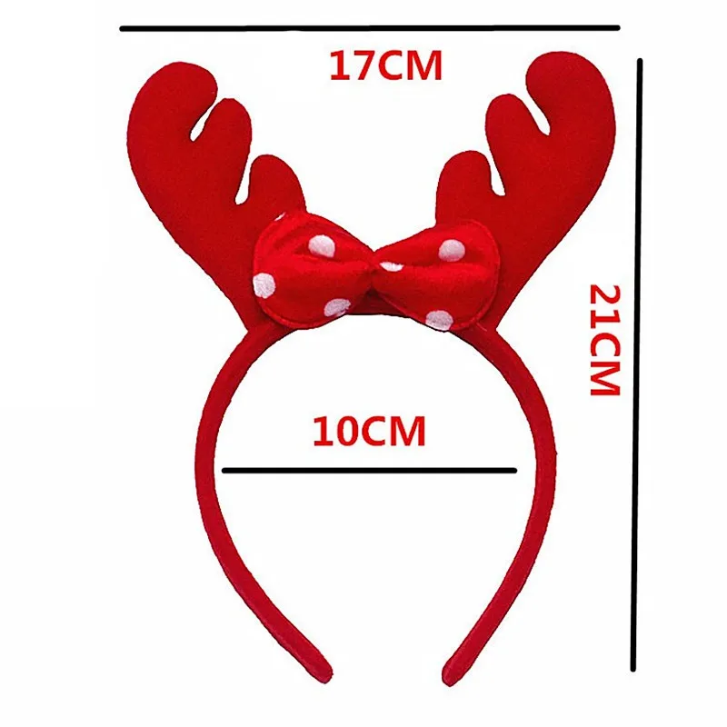 Luminous Toy Unisex Girls Cute Creative Fashion Christmas Festival Style Cartoon Elk Cosplay Headwear Hairband Gifts