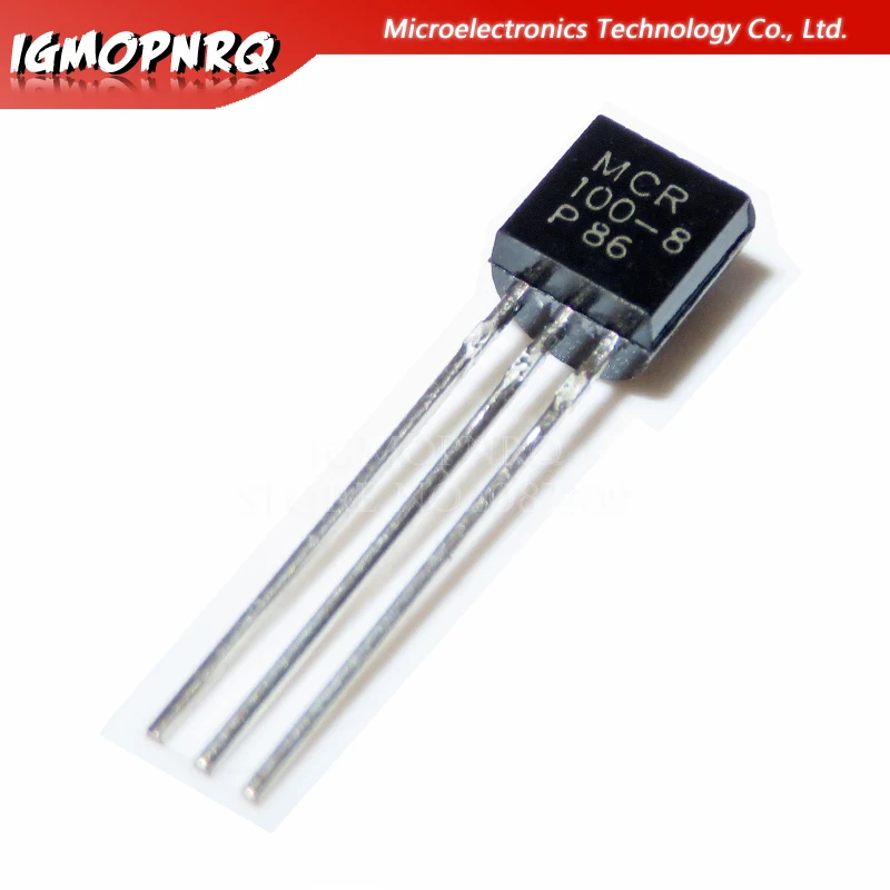 50 шт. MCR100-8 100-8 MCR100 TO-92 scr 600V 800mA новый оригинальный | Электронные компоненты и