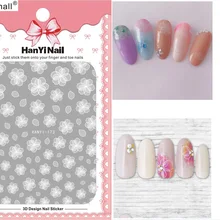 Цветочные узоры! Лак для ногтей задний клей деколь декорации дизайн ногтей стикер для ногтей Советы красоты